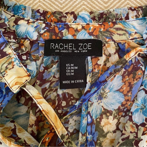RACHEL ZOE BLOUSE sz MEDIUM - Picture 7 of 16